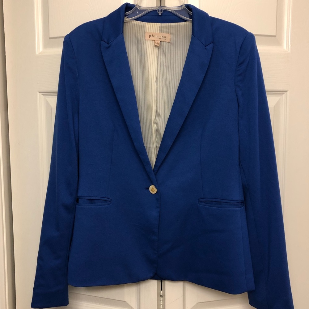 Philosophy royal blue blazer
